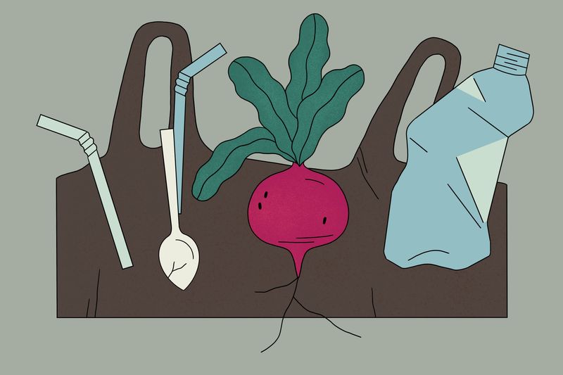Illustration: A wrap on plastic